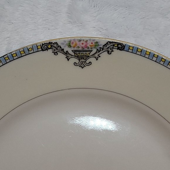 Antique Noritake "CORTEZ" Pattern China 7 1/2" Salad Plate Circa 1917 - Picture 2 of 6